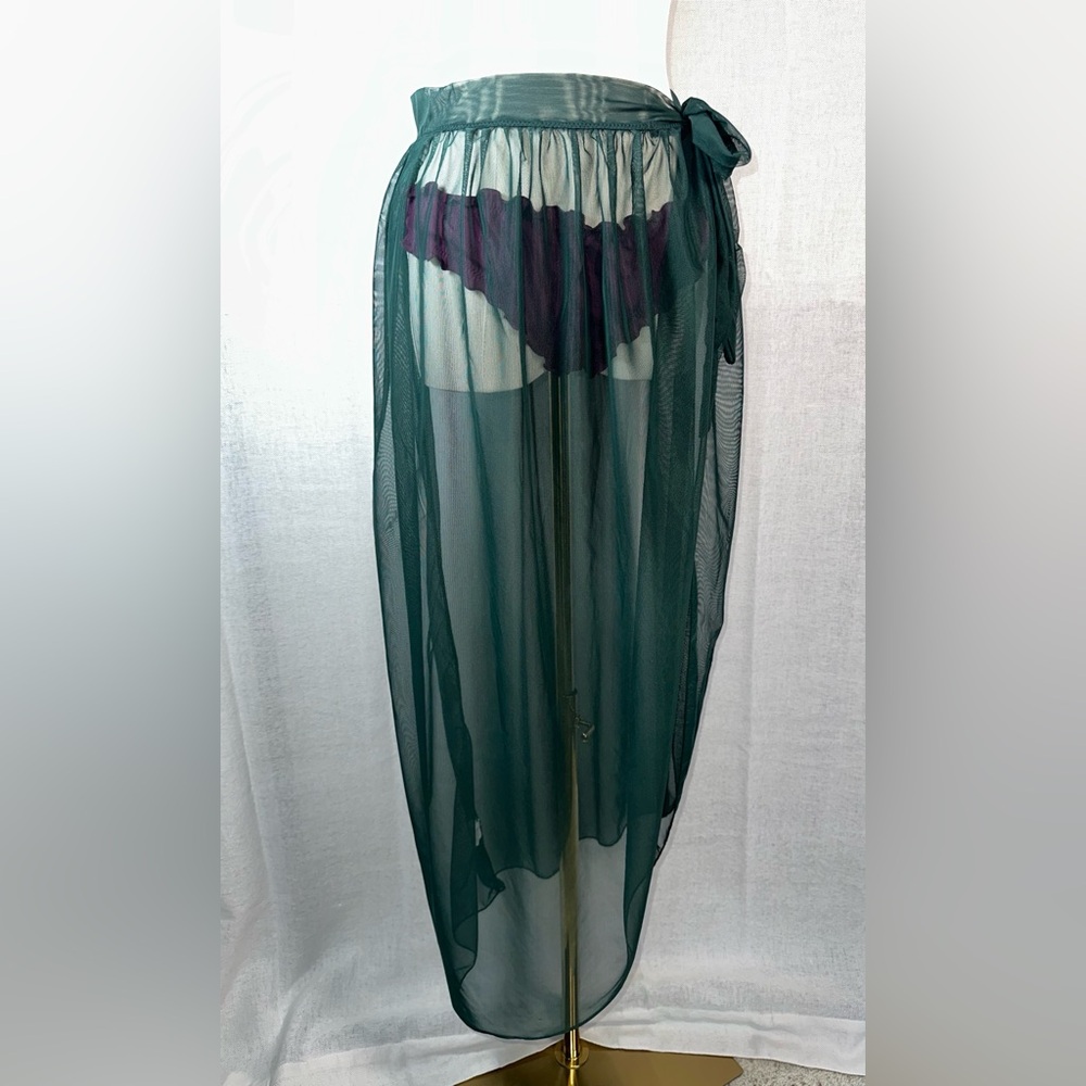 AvidLove Emerald Green Maxi Skirt Sarong Cover-Up